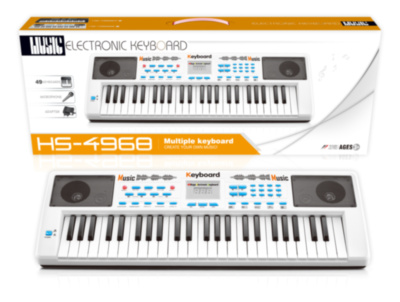 Orgă Electronică Mare, 49 Clape, Microfon și Mufă USB  | image