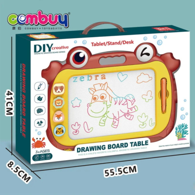 Tablă de Desen Magnetică 3 în 1 - Tabletă, Stand și Birou