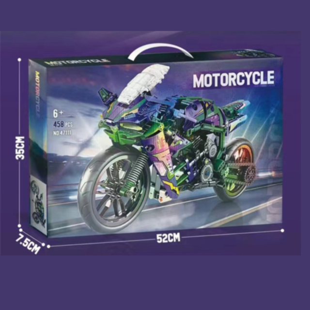 Set de construcție Motocicletă cu 458 piese