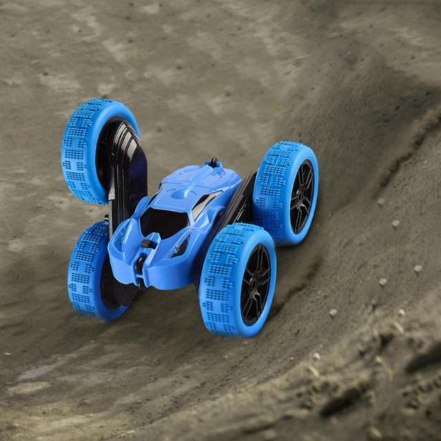 Mașinuță Cascadorie 360° cu Telecomandă și Roți Off-Road Flexibile (culoare aleatorie)