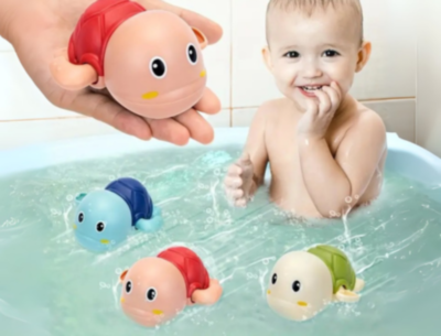 1buc. Țestoasă de Baie Care Înoată Mecanic (culoare aleatorie) | image