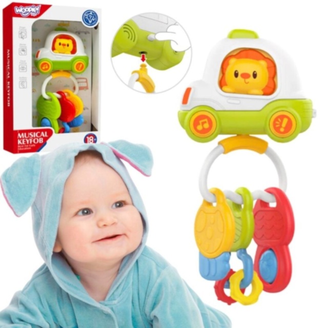 Zornăitoare Muzicală Chei Auto cu Lumini