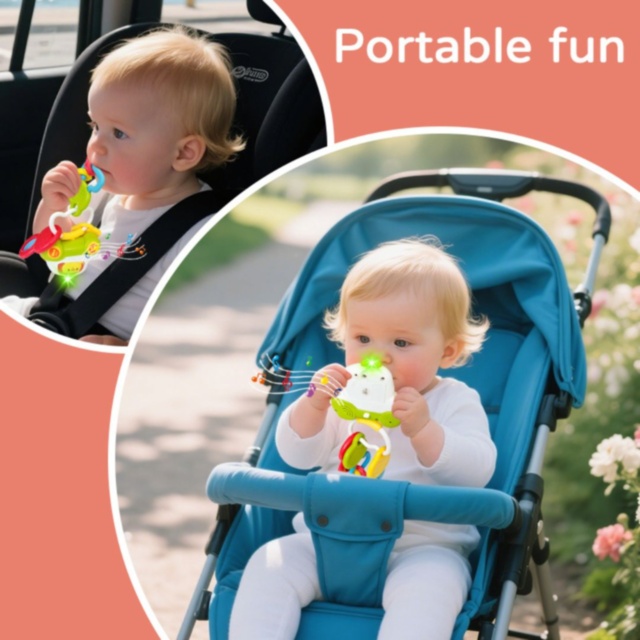 Zornăitoare Muzicală Chei Auto cu Lumini