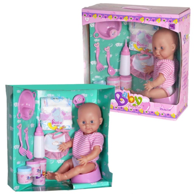 Bebelușul  la Oliță  cu Oliță, Suzetă, Biberon, Pampers și Set de Îngrijire