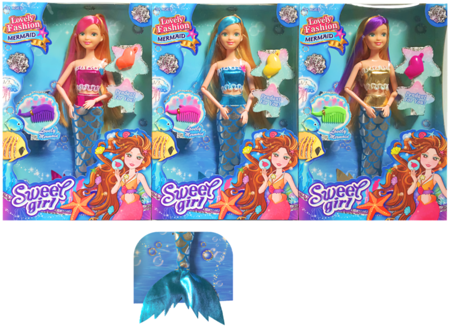 Sirena cu Accesorii, 33cm