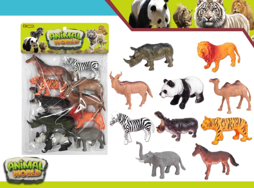 Mega Set 10 Animale din Junglă