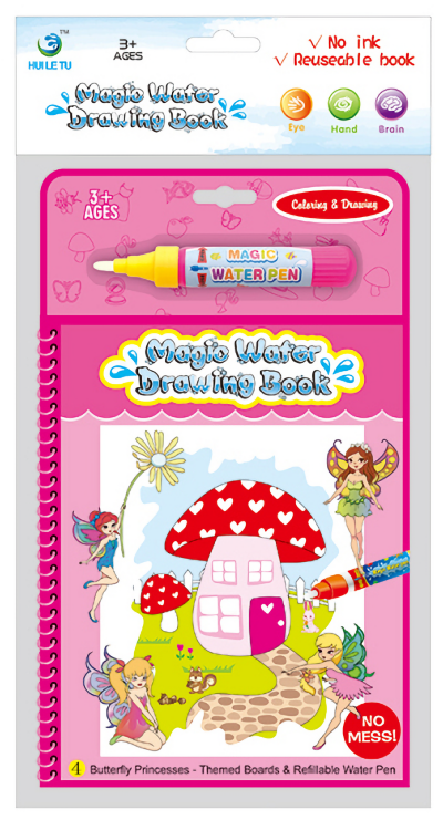 Carte Reutilizabilă de Colorat cu Apă  | image