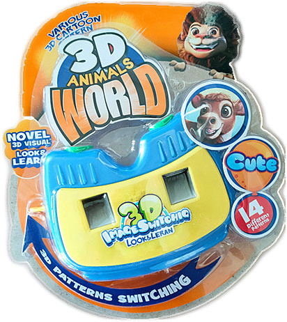 Binoclu-Proiector cu Imagini 3D cu Animale