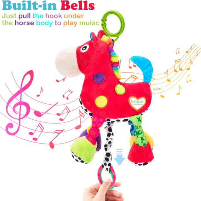 Ponei de Pluș Muzical cu Clopoței