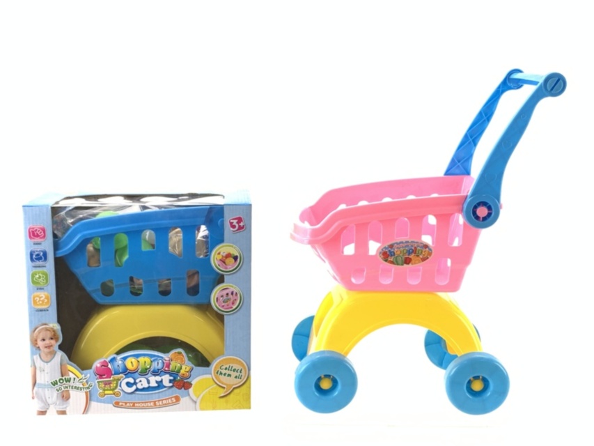 Coș de Cumpărături cu Produse Alimentare