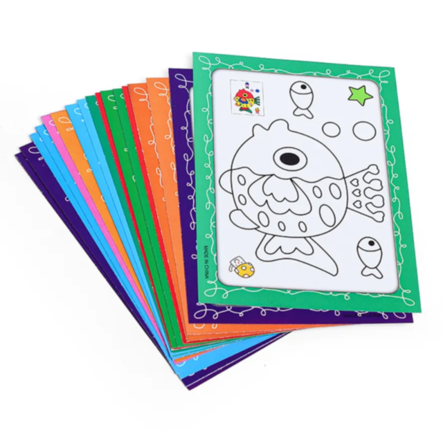 Tablă de desen dublă, magnetică cu carioci incluse