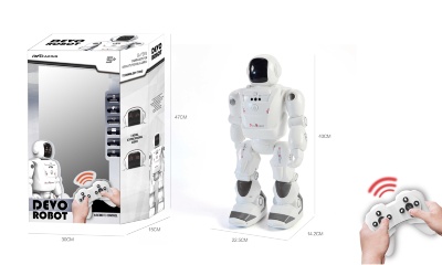 Robotul Devo cu Telecomandă, Expresii Faciale Luminate și Funcții Interactive | image