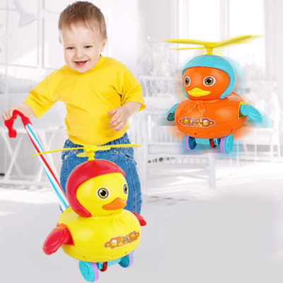 Rață Distractivă cu Morișcă și Mâner pentru Copii (model aleatoriu)  | image