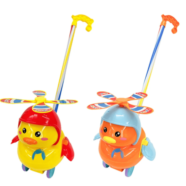 Rață Distractivă cu Morișcă și Mâner pentru Copii (model aleatoriu) 