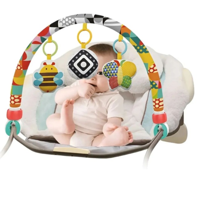 Arcadă senzorială reglabilă pentru pătuț și cărucior