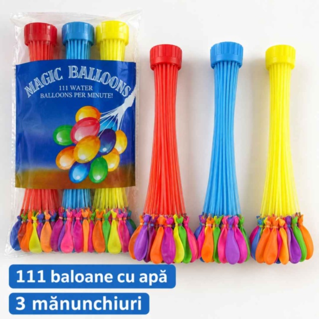 Set 111 baloane cu apă cu umplere rapidă
