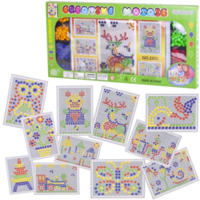 Mozaic cu Pioneze Colorate | image