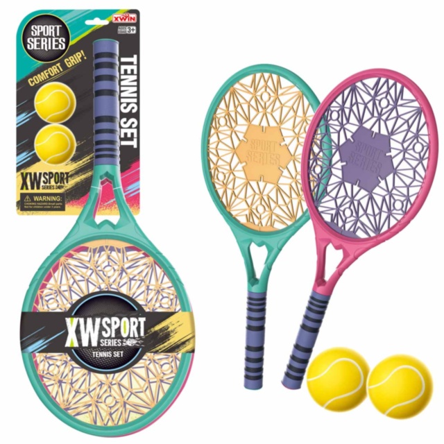 Set 2 Rachete Tenis cu 2 Mingi