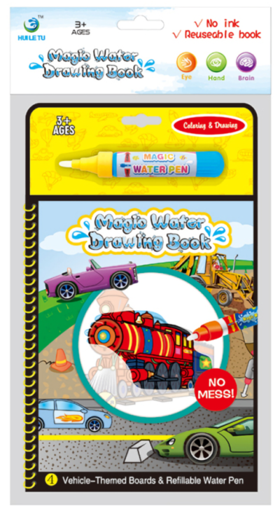 Carte Reutilizabilă de Colorat cu Apă  | image