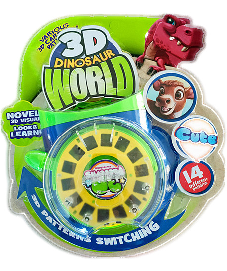 Binoclu-Proiector cu Imagini 3D cu Dinozauri