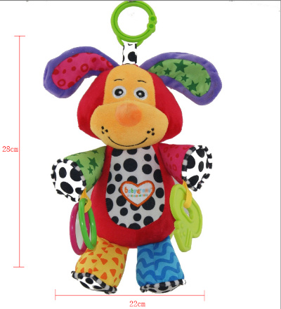 Jucărie de pluș cățeluș pentru cărucior | image