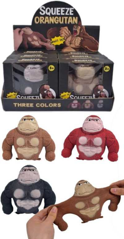 Urangutan Modelabil, Jucărie Antistres, set 6 buc. preț pentru 1 buc | image