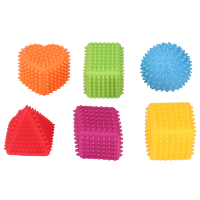 Set Mingi Senzoriale pentru Dezvoltarea Bebelușilor – Texturi Variate