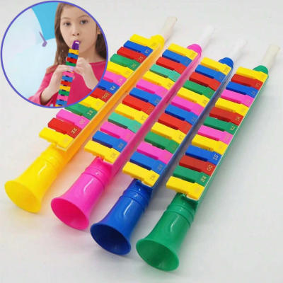 Instrument Muzical de Suflat pentru Copii - Melodica Colorată cu Taste | image