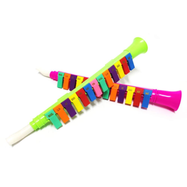 Instrument Muzical de Suflat pentru Copii - Melodica Colorată cu Taste
