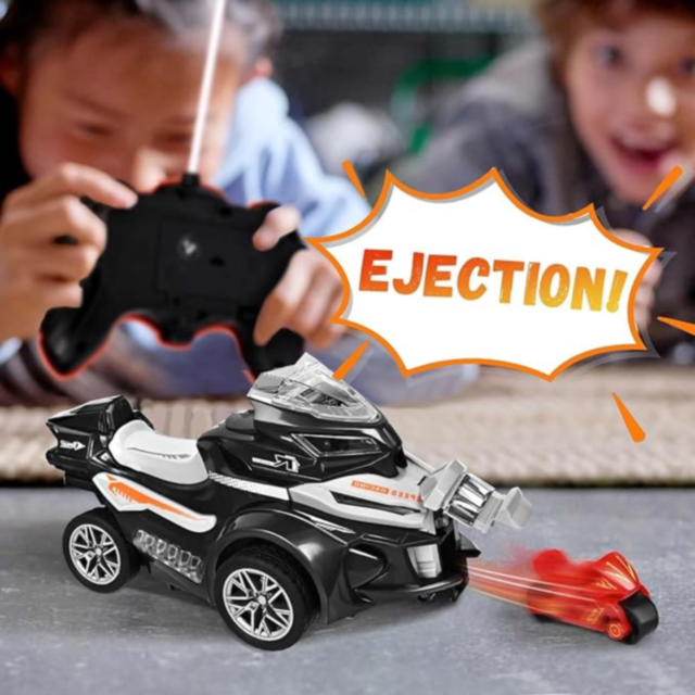 Motocicletă RC cu Telecomandă și 3 Mini Motociclete Ejectabile