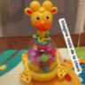 Girafă Interactivă cu Bile Rotative pentru Bebeluși