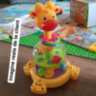 Girafă Interactivă cu Bile Rotative pentru Bebeluși