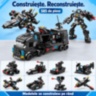 Set construcție City SWAT 585 piese, camion și robot
