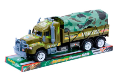 Camion Militar cu Mecanism de Fricțiune, 37cm | image