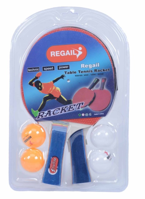 Set 2 Palete de Ping Pong cu 4 Mingi
