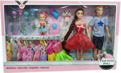 Barbie și Ken cu 9 Ținute și Accesorii Fashion | image