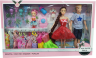 Barbie și Ken cu 9 Ținute și Accesorii Fashion