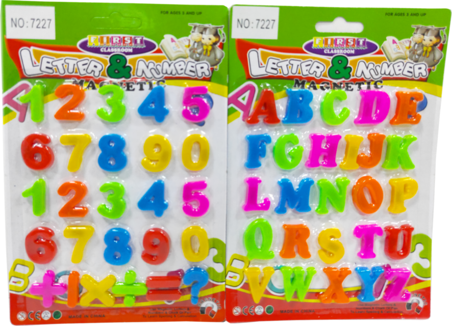 Litere sau Cifre Magnetice 25 piese