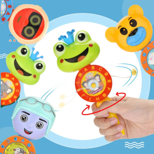 Tobă Zornăitoare cu Mâner pentru Bebeluși (culoare aleatorie)