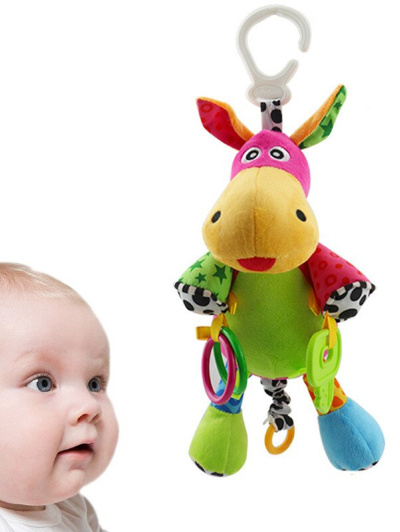 Jucărie de pluș interactivă pentru cărucior | image