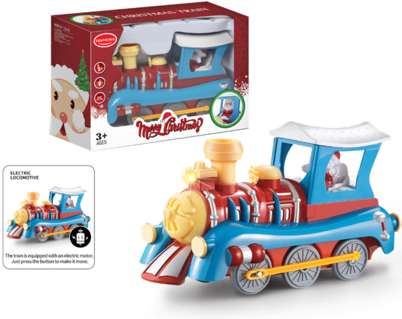 Locomotivă Electrică cu Lumini și Sunete