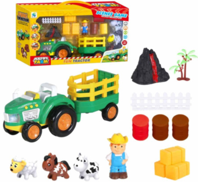 Set Fermier cu Tractor și Animale, Sunete și Lumini | image