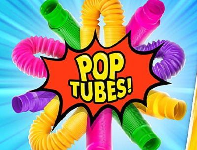 Pachet 6 Pop Tubes, jucărie tactilă senzorială  | image