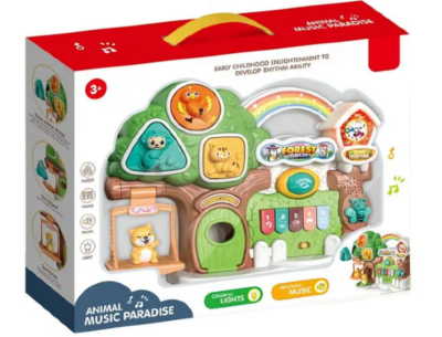 Jucărie interactivă „Concertul din Pădure” cu pian și figuri animale | image