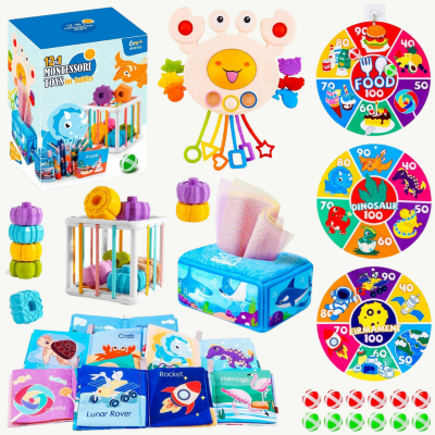 Set Montessori 12 în 1 pentru Bebeluși - Jucării Educaționale | image