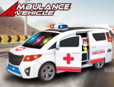 Ambulanță Interactivă cu Uși Automate și Rotire 360°  | image