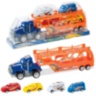 Camion transportor auto cu mașinuțe set vehicule copii (culoare aleatorie)