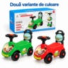 Mașinuță de împins cu volan și spătar pentru copii