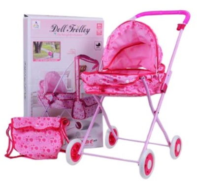 Cărucior Landou cu Geantă pentru Păpuși | image