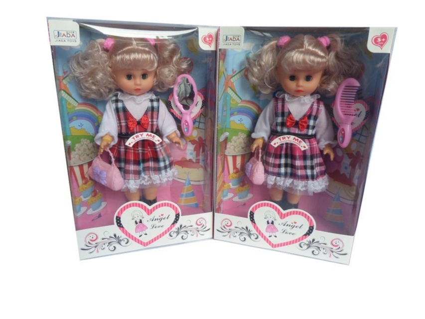 Păpușă Muzicală cu Pieptene și Oglinda, 36cm